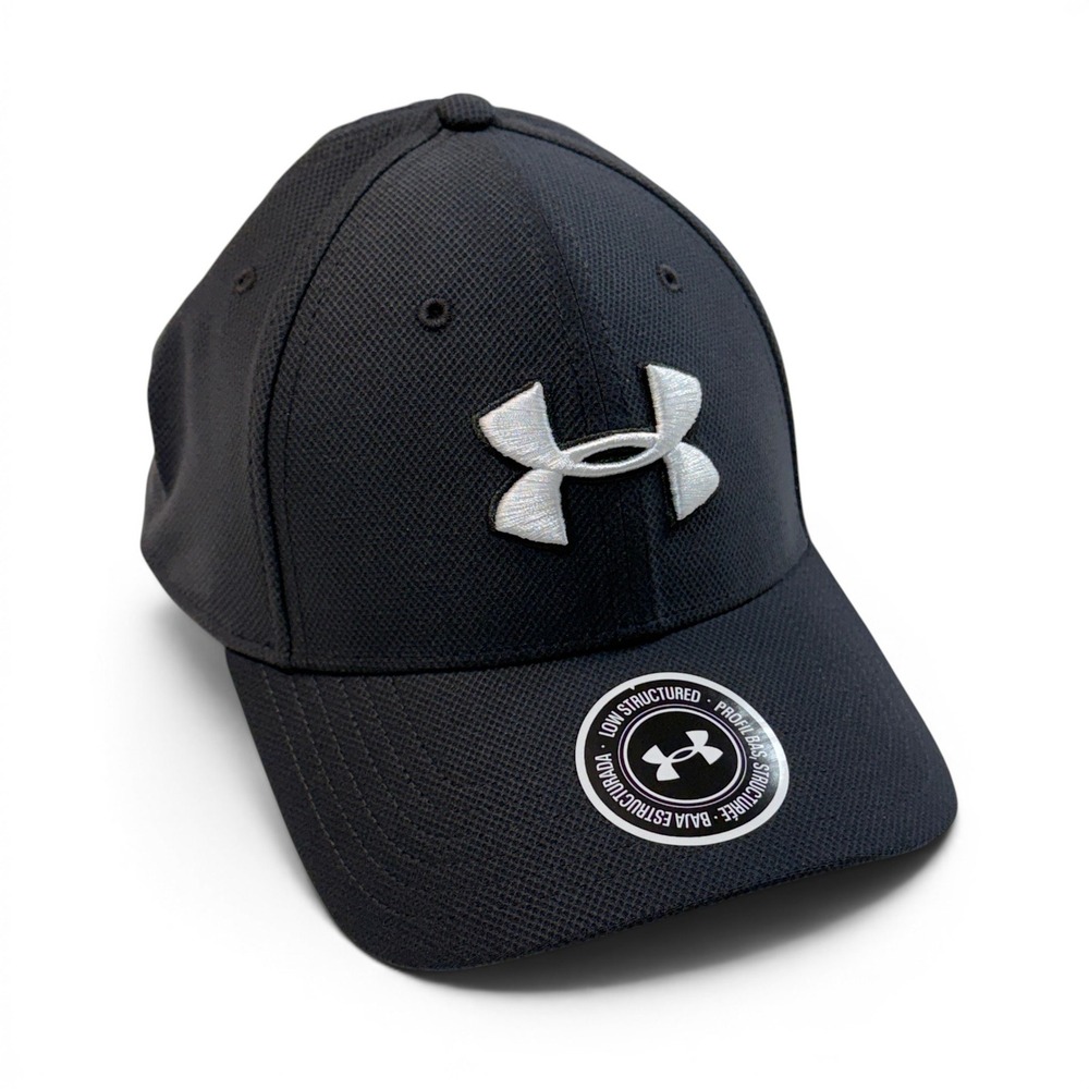 Under Armour UA Blitzing 3.0 Hat Black L/XL NWT Baseball Cap‎ Stretch Running